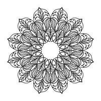 mandala decorative design vector