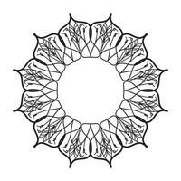 mandala decorative design vector