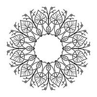 mandala decorative design vector