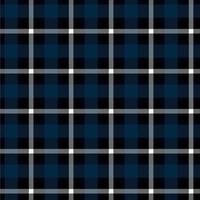 Seamless Plaid Checkered Fabric Pattern. Color base can be replaced with any color vector