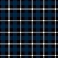 Seamless Plaid Checkered Fabric Pattern. Color base can be replaced with any color vector