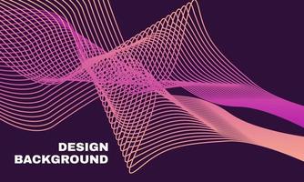 abstract wave with connected abstract digital background with particles grid surface design template part 2 vector