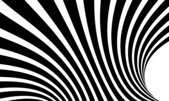 abstract background illustration black and white design pattern with optical illusion abstract geometrical part 2 vector