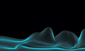 awesome abstract digital landscape flowing particles cyber and technology background part 4 vector