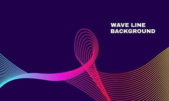 stock illustration abstract background with dynamic waves line and particles suitable for design vector