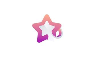 stock abstract star arrow colorful illustration vector design template for creative industry multimedia