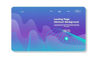 stock illustartion asbtract background landing page template design can be used web development ui banners part 3 vector