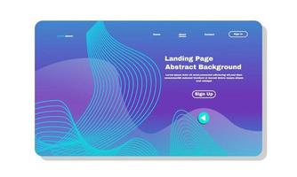 stock illustartion asbtract background landing page template design can be used web development ui banners part 2 vector