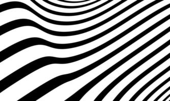 abstract illustration black and white design pattern with optical illusion abstract geometrical background part 4 vector