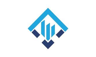 abstract creative abstract finance symbol logo design template color logo icon isolated vector