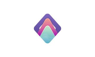 stock vector hexagon gradient color logo icon design isolated abstract collection