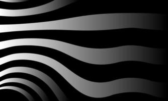 awesome  illustration optical art illusion of striped geometric black and white abstract line surface flowing part 9 vector