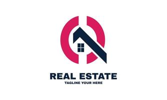 abstract real estate simple modern logo for the company relating to home business design vector part 6