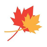 abstract maple leaf simple logo symbol vector icon illustration graphic design