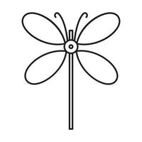 líneas de forma única insecto libélula logotipo símbolo icono vector gráfico diseño ilustración