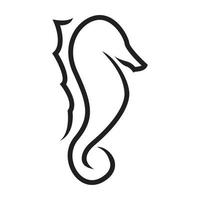 modern shape sea horse logo symbol vector icon illustration graphic design