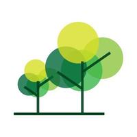 círculo verde abstracto hoja árbol logo símbolo icono vector gráfico diseño ilustración idea creativo