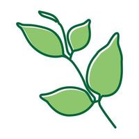 leaf traditional medicine logo vector symbol icon design graphic illustration