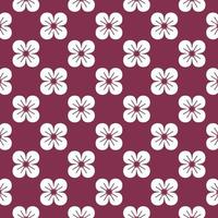 seamless pattern traditional japanese floral folk background vector
