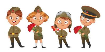 23 February. Happy Defender of the Fatherland Day vector