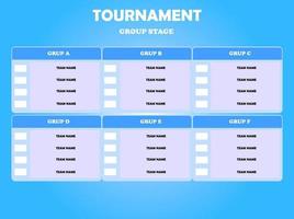 group column background for teams in competition. vector