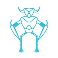 insect tech robots lines logo symbol icon vector graphic design illustration