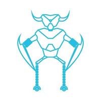 insect tech robots lines logo symbol icon vector graphic design illustration