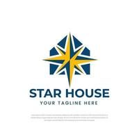 Star logo design and symbols,Home icon design template vector