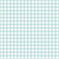 Gingham pattern seamless Plaid repeat vector in blue and white. Design for print, tartan, gift wrap, textiles, checkered background for tablecloth