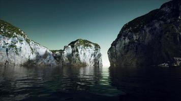 8K islands of Norway with rocks and cliffs video