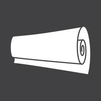 roll long paper white simple logo vector icon symbol graphic design illustration