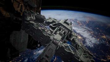 Highly Detailed Huge Spaceship video