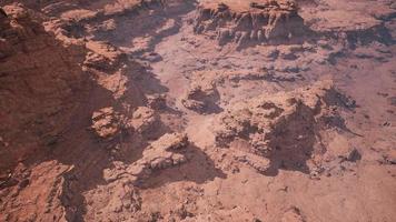 panoramisch uitzicht vanuit de lucht op de Grand Canyon video