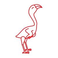 lines simple bird vulture logo symbol vector icon illustration graphic design