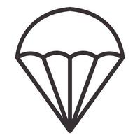line pen shape balloon air logo vector icon illustration design