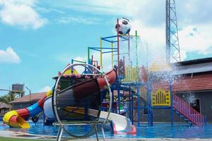 The Water park slide photo