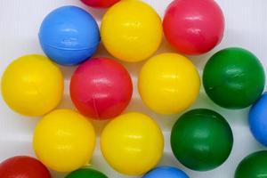 Colorful kids toy ball photo