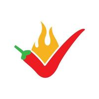 abstract chili hot fire  logo symbol icon vector graphic design illustration idea creative