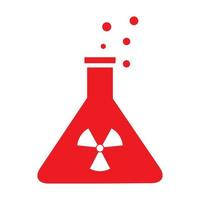 peligro botella laboratorio logotipo símbolo icono vector gráfico diseño ilustración