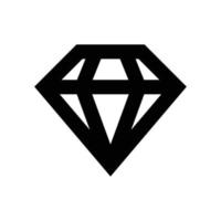 Diamond line icon, outline vector sign, linear style pictogram isolated on white. Gemstone symbol, logo illustration. Editable stroke. Pixel perfect. vector design.