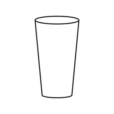 glass icon design vector.