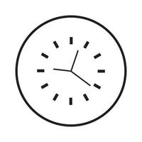 clock icon design vector