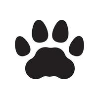 Paw - dog paw Icon design vector. vector