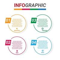 Graphic abstract element, Business data visualization. vector