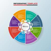 Graphic abstract element, Business data visualization. vector