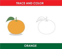 Trace the line and color the picture vector