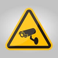 icono de video vigilancia cámara CCTV. vector