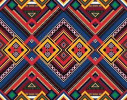 Seamless oriental geometric ethnic pattern for background or wallpaper. Carpet floor curtain design vector