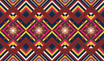 Seamless oriental geometric ethnic pattern for background or wallpaper. Carpet floor curtain design vector