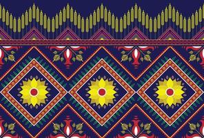 oriental geometric ethnic pattern vector